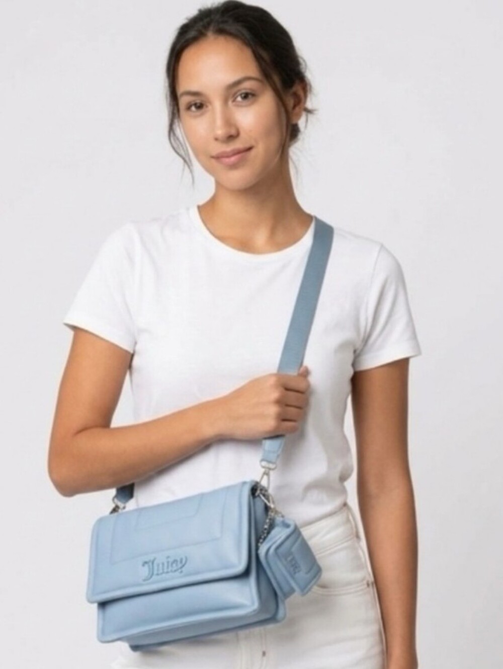 Juicy Couture-Quilted Crossbody Bag (Blue 🩵)